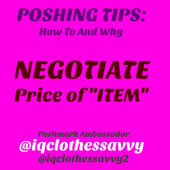 Other - HOW TO & WHY: NEGOTIATE: